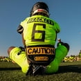 thumbnail image 3 of Battle Sports Plaque Arrière de Football Protectrice Chromée Attention - Adulte, 3 of 4