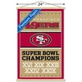 thumbnail image 3 of NFL San Francisco 49ers - Champions 13 Wall Poster with Wooden Magnetic Frame, 22.375" x 34", 3 of 3