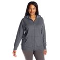 thumbnail image 1 of Just My Size Womens ComfortSoft EcoSmart Fleece Full-Zip Hoodie, 2X, 1 of 3