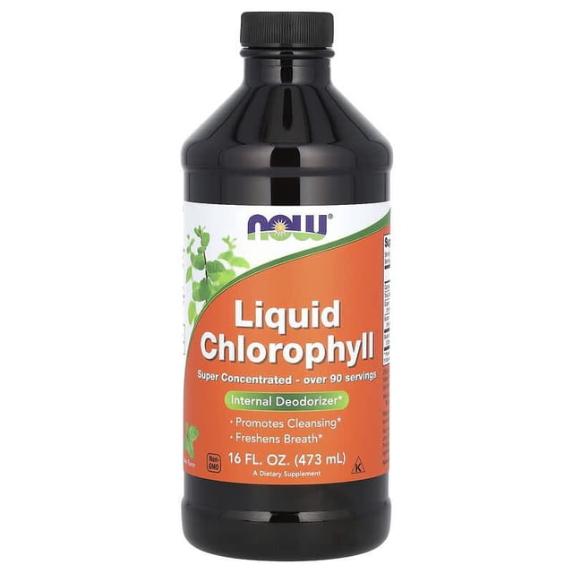 Clorofila líquida Supplement NOW Foods, 473 ml