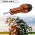 thumbnail image 3 of Unique Bargains 10mm Motorcycle Slider Frame Aluminum Alloy Plastic Wheel Fairing Protection Crash Pad Protector Guard 45mm 155mm with 2 Pcs Bolt Orange 1 Set, 3 of 7