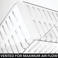 thumbnail image 5 of mDesign Plastic Food Cabinet Storage Organizer Container Bin - 4 Pack - Clear, 5 of 8