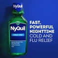 thumbnail image 4 of Vicks NyQuil Cold and Flu Medicine, 2x12 fl oz Twin Pack, Original Flavor, 4 of 8