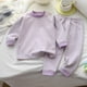 thumbnail image 4 of Conjuntos de blusas y camisas de cuello redondo y manga larga para niños, conjunto de pijama informal cálido de manga larga y pantalones largos para el hogar, conjunto de dos piezas para niños, conjun, 4 of 5