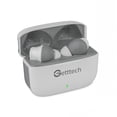 thumbnail image 2 of Audifonos in-ear Getttech GUE-T8PBL-WG Bluetooth USB C Microfono dual, tecnologia ENC, cancelación de ruido, Sonido Hi-Fi, Control tactil, Carga rápida, almohadillas 3 tamaños, Blanco con gris, 2 of 9