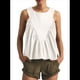 thumbnail image 2 of Camisetas Sin Mangas Tipo Babydoll con Peplum para Mujer, Camisetas Holgadas de Verano, Blusas Casuales con Frunces y Fluidas S, 2 of 10