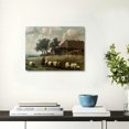 thumbnail image 4 of Acheng Farm Landscape Canvas Wall Art Vintage Painting Farm Animal Pictures Vintage Landscape Prints Abstract Tree Canvas Farmhouse Sheep Pictures Vintage Farmhouse Posters Natural Artwork 20x16inch, 4 of 6
