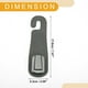thumbnail image 4 of Gancho para reposacabezas de asiento de automóvil universal, 1 Pcs, gris oscuro, 7.01"x2.09", 4 of 7