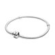thumbnail image 1 of Pulsera de plata con cierre de corazón retro y cadena de serpiente para mujeres y niñas, regalo creativo para hombres y mujeres SZRH A-VH, 1 of 5