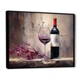 thumbnail image 2 of Designart "Clear Claret I" Wine Floater Framed Wall Art Prints, 2 of 5