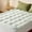 Green, variant on BEDLORE Queen Mattress Topper Gray, Breathable Bamboo Pillow Top Pad for Back Pain Relief,6-18 inch Deep Pocket