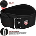 thumbnail image 6 of RDX Weight Lifting Belt, 6 Inch Curved Padded Back Lumbar Support, Functional Fitness Strength Training, Core Exercise Workout Bodybuilding Powerlifting Deadlifts Squats, Home Gym Equipment, 6 of 7