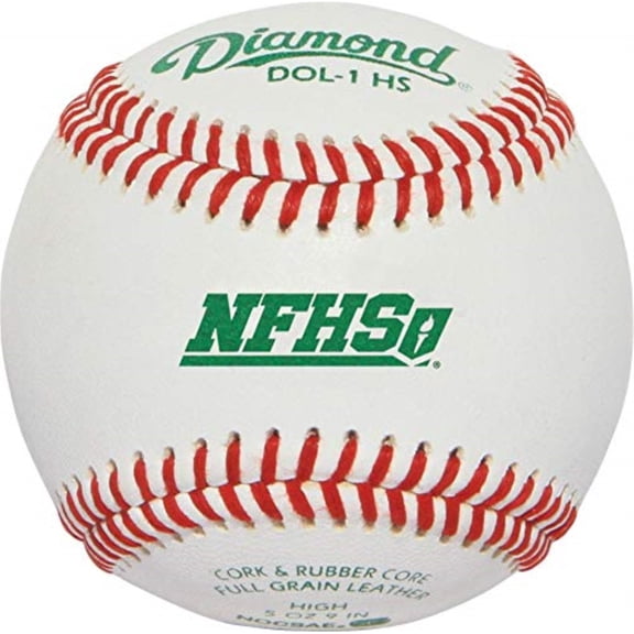 Diamond DOL-1 HS Youth Game & High School Practice Baseball Pack of 12