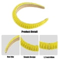 thumbnail image 4 of Unique Bargains Crystal Headband Rhinestone Hairband for Women 1.2 Inch Wide 1 Pcs Yellow, 4 of 7