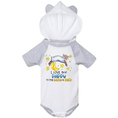 

Inktastic I Love my Pappy to the Moon and Back Cute Sheep Gift Baby Boy or Baby Girl Bodysuit