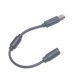 thumbnail image 1 of Adaptador de cable desmontable USB para controlador con cable Microsoft Xbox 360 gris (1 pieza), 1 of 2