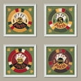 thumbnail image 1 of Fun Game Room Poker Casino Chips and Cards; Four 12 by 12-Inch White Framed Prints. Red/Yellow/Green/White, 1 of 1