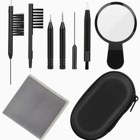 ACDANC Hearing Aid Cleaning Kit,Hearing Amplifier Cleaners,Cleaning Tool Set for Hearing Aid Maintenance