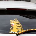 thumbnail image 2 of Jinsinto Car Stickers Cute Cat Car Sticker Funny Car Rear Glass Sticker Yellow Window Bumper Sticker for Cars,, 2 of 5