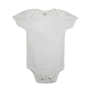 Gildan Cotton White Infant Bodysuit Ages 6-12 Month, Unisex, 1 Each