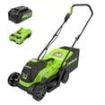 thumbnail image 2 of Greenworks 24V 13" Brushless Push Lawn Mower, 4Ah USB Battery and Charger Included [125+ Compatible Tools], 2 of 4