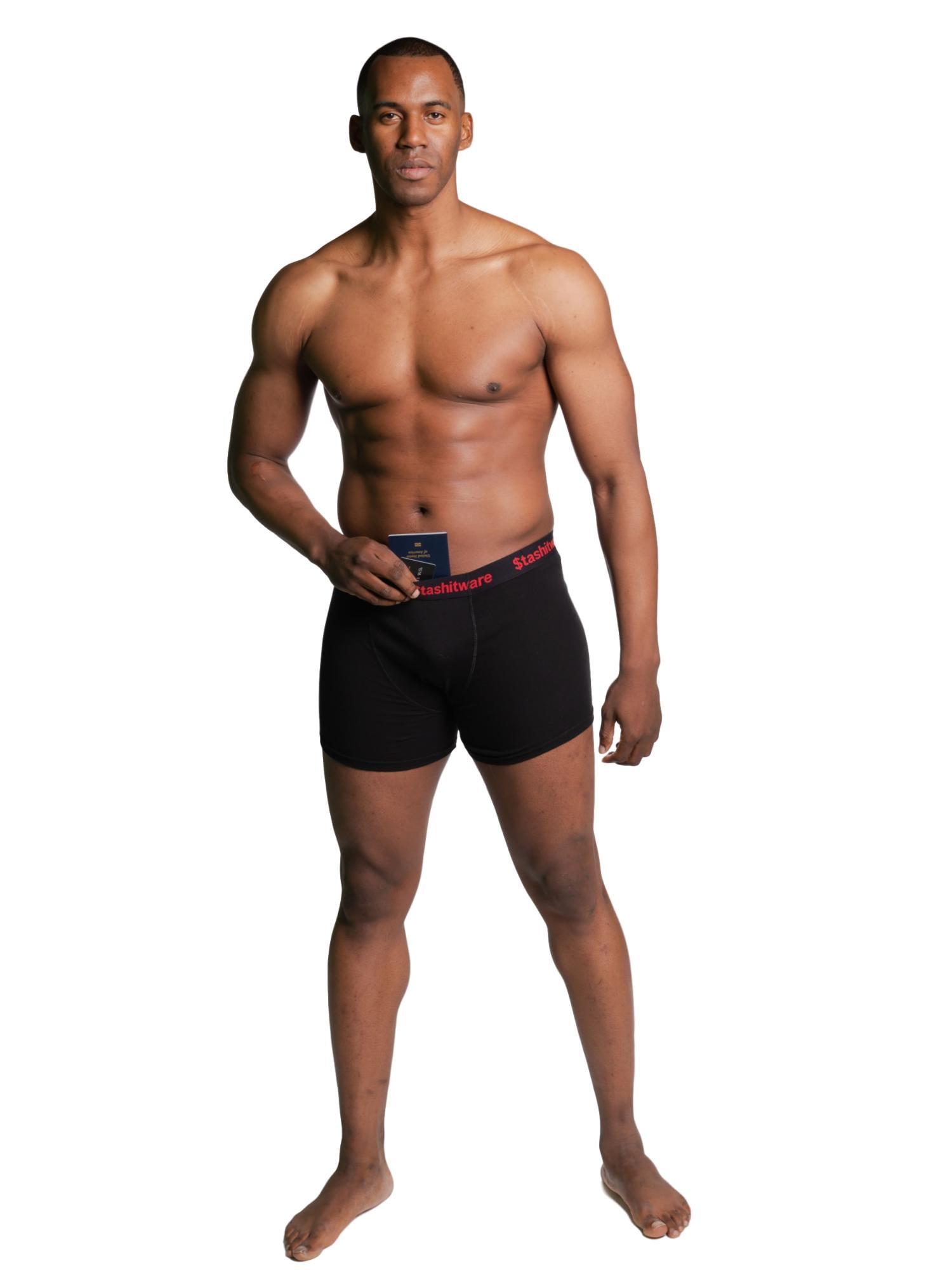 Stashitware XXLarge Black with Red Logo on Waistband Stashitware Men