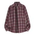 thumbnail image 2 of Handshe Men's Plaid Shirt, Vintage Style with Button-Down Collar and Long Sleeves, Casual Cotton for Daily Wear and Casual Wears, 2 of 9