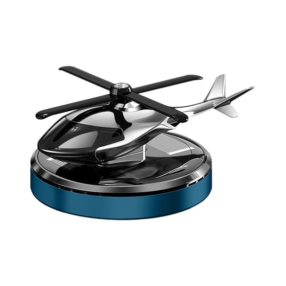 Pebbuoy Solar Powered Fighter Airplane Car Air Freshener Creative Shape Auto Essential Oil Diffuser Car Ornament