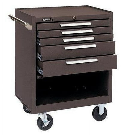 Kennedy 275xr 00607 Roller Cabinet 5 Drawer Smooth Red