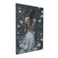 thumbnail image 2 of 12x18 inch Paintings Wall Decor White Flowers And Women'S Backs,Bedroom,Garden Painting Decor Accessory,Charm Flowers And Women'S Modern Style Canvas Prints,Gift For Flower Lovers,Yard,Cafes, 2 of 6