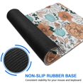 thumbnail image 6 of Long Mouse Pads for Desk,Pioneer Flower Floral Print Pattern Desk Mats on Top Of Desks, Desk Mouse Pad Extra Large with 3mm Non-Slip Base and Stitched Edge for Gaming,Office,Work,Home 31.5"x11.8", 6 of 6