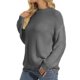 thumbnail image 1 of Suéter de invierno de punto Gibobby personalizado de fábrica 2023 con cuello redondo y manga larga Gris M, 1 of 2