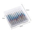 thumbnail image 2 of BR Juego de fresas CNC Nano Blue Coat, 10 piezas, 0,8-3 mm, vástago de 1/8", 2 of 5