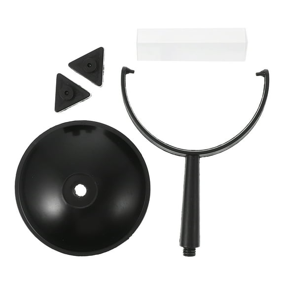 NIAIZEK Triangular Glass Prism Optical Experiment Set for Science Education and Physics Demonstrations Teaching Instrument