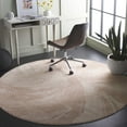 thumbnail image 2 of SAFAVIEH Revive Lanford Abstract Polyester Area Rug, Pink/Ivory, 6'7" x 6'7" Round, 2 of 7
