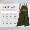 thumbnail image 4 of SWQZVT Womens Pants Wide Leg Dress Pants Summer Casual Palazzo Pants for Women Plus Loose Green Pants for Women High Waisted Pants XXL, 4 of 10