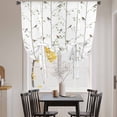 thumbnail image 3 of Sparrow Balloon Curtains for Bedroom/Front Door/Bathroom, Spring Birds on The Branches Vintage Country Tie Up Curtains 63 Inch Length Light Filtering Kitchen Curtains Shades for Windows 46"x63", 3 of 8