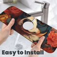 thumbnail image 6 of Pofeuu Vintage Colorful Flower French Bulldog Print Splash Guard for Sink Faucet Sink Gadgets-Splash Guard Behind Faucet Drip Catcher for Kitchen, Bathroom,Sink Mat, 6 of 7