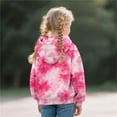 thumbnail image 4 of ink Long Sleeve Outfits for Children Boy Girl Fleece Lined Sherpa Lounge Cute Tie Dye Thermal Thick Fuzzy with Hood Jackets Hoods Outfit Sweatshirt Child 2026 9 Years, 4 of 5