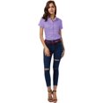 thumbnail image 5 of ORUYROP Chemise Boutonnée Basique Simple à Manches Longues/courtes pour Femmes, Chemisier/robe Officiel pour Dames, 5 of 5