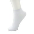 thumbnail image 2 of New 6-12 Pairs Ankle Quarter Crew Socks Cotton Casual Mens Womens Low Cut White, 2 of 2