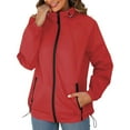 thumbnail image 2 of Pyhlmscde Women's Lightweight Windbreaker Jacket, Womens Tops, Long Coat Women, Windbreaker Jacket Women, 2 of 6