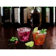 50 Count Clear Plastic Cups - 9 oz Plastic Tumblers Disposable Cups