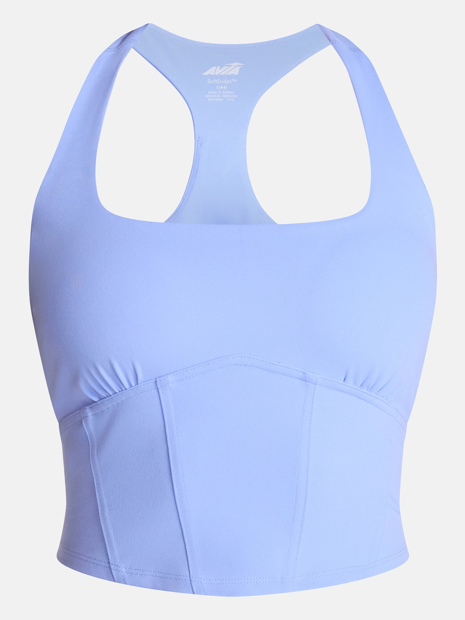 Avia Women's SoftSculpt Corset Halter Bra, Sizes XS-XXL
