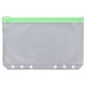 thumbnail image 5 of Inteprter Contenedor de bolsa con cremallera de 10 piezas Contenedores de almacenamiento de bolsas de documentos multipropósito A6 Verde 2Conjunto, 5 of 6