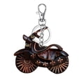 thumbnail image 2 of Aodebiao Leather Motorcycle Keychain Mini Bike Metal Key Ring Gift for Biker Men Women Motorcycle Enthusiast Cowhide Accessory, 2 of 6
