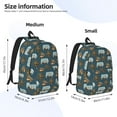 thumbnail image 3 of Yiaed Miniature Ship In Bottle Print Backpack, Premium Laptop Backpack, Travel Backpack for Women, Lightweight Backpacks, Comfortable Back Pack-Medium, 3 of 7