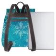 thumbnail image 3 of Balery Christmas Snow Mochila de Cuero para Mujeres, Gran Capacidad, Bolsa de Viaje Multifuncional, Mochila de Cuero y Bolsa de Hombro para Mujeres, 3 of 4