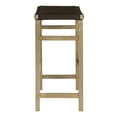 thumbnail image 7 of JONATHAN Y Armand Coastal Acacia Wood Backless Outdoor Bar Stools with Woven Rope Seat, Set of 2 for Patio, Kitchen and Backyard, Light Teak and Brown BSL1201C-SET2, 7 of 7