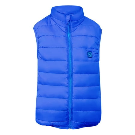 

Winter Savings Clearance! Dezsed Kids Winter Vest Children Boys Girls Outwear Usb Electric Heated Lightweight Rechargeable Heating Waistcoat Down Warm Jacket Vests Coat 4-13Years